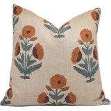 Linen Lumbar Indoor/Outdoor Pillow Cover