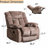 Nekizia 36.6" Wide Modern Soft Microsuede Power Lift Assist Recliner with Remote Control-565019934