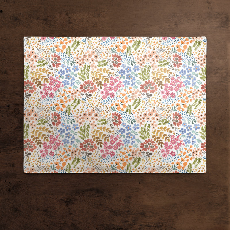 Napperon Wild Flower, Blanc
