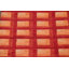 Tapis géométrique rouge fait à la main Gabbeh 3 x 6