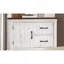 Commode en métal de style transitionnel moderne 1Pc avec quatre tiroirs et une planche de style armoire