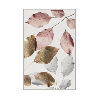 Stylish Woven Carpet (4 x 6 Feet), 100% Polyester, 0.3 in Pile Height | Antibacterial, Non-Slip PVC Dot Underside | Machine Washable, 3D Digital Printed Design | Perfect for Living Room, Bedroom & Office Decor