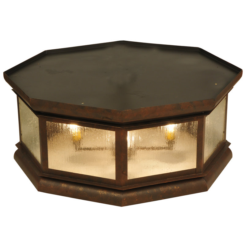 Plafonnier encastré géométrique 29,75 po 4 lumières