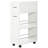 3- Tier Slim Storage Cart, Rolling Narrow Kitchen Cart On Wheels For Small Place, Slide Out Side Utility Cart For Bathroom, Laundry