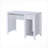 Desks 39"W Compact Home Office Desk with Drawer, Keyboard Tray &amp; Shelf | White | Particle Board+MDF