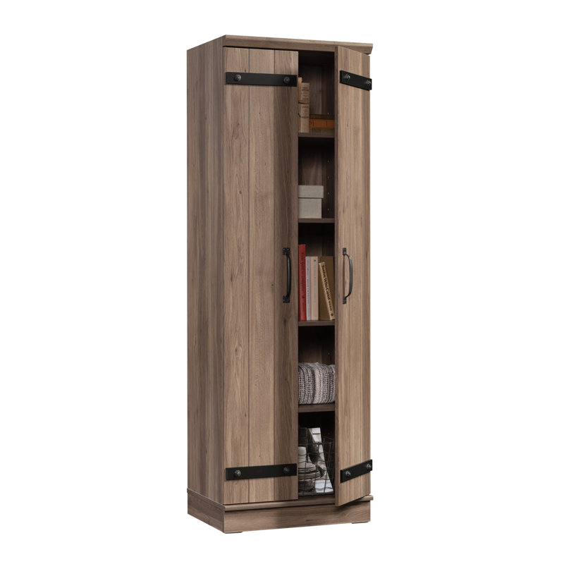 Armoire de rangement à 4 tablettes Oakham, Chêne salé