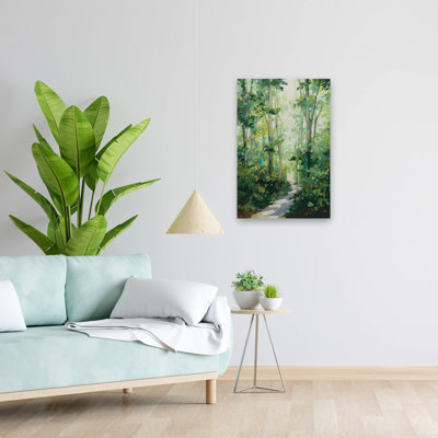 Forest And Green Summer Path Art