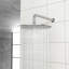 Système de pomme de douche double nickel brossé - 10 po de pluie et à main, 5 réglages, valve, trousse de nettoyage facile à installer, avec poche, propreté d'installation
