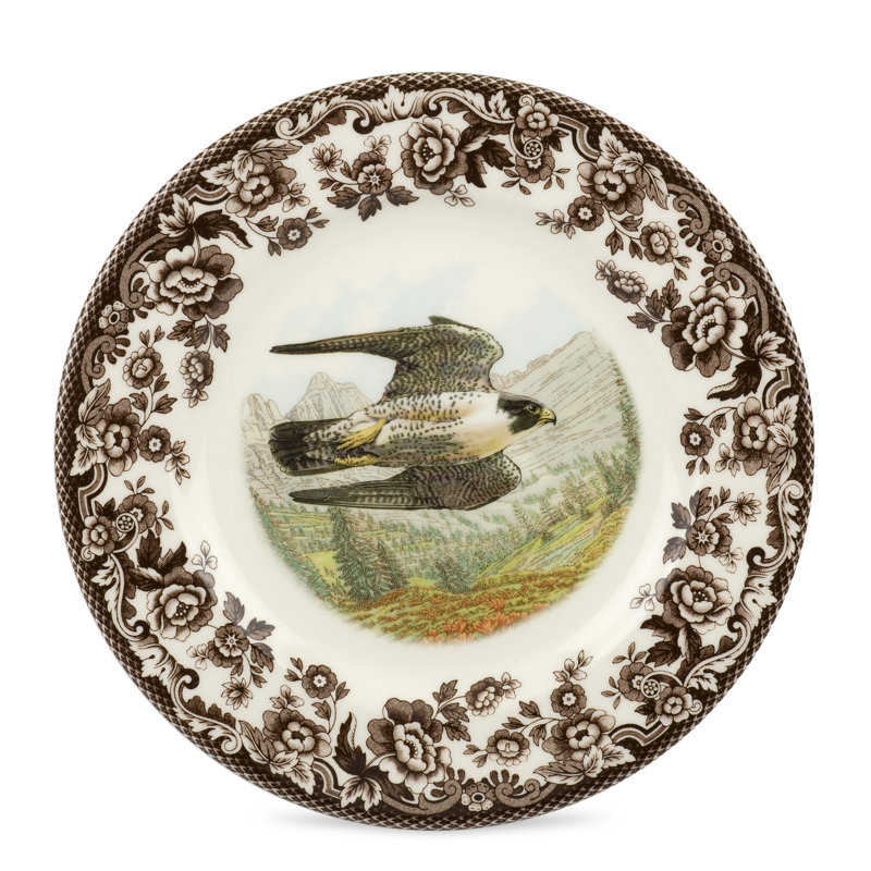 Assiette à salade 8 po Spode Woodland Birds Of Prey
