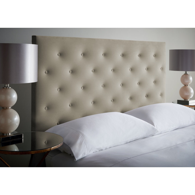 Zephyrine Upholstered Headboard, Cedar, Double (4'6)