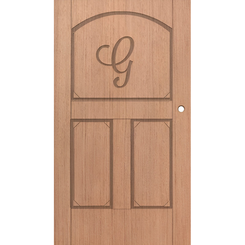 Porte standard en bois massif 80 po, 24 po x 80 po, À gauche