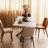 55.11'' -70.86"Retro Rectangular Dining Table-1441296111
