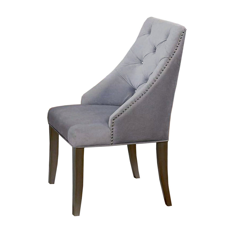 Ensemble de 2 chaises d'appoint rembourrées Flannelette