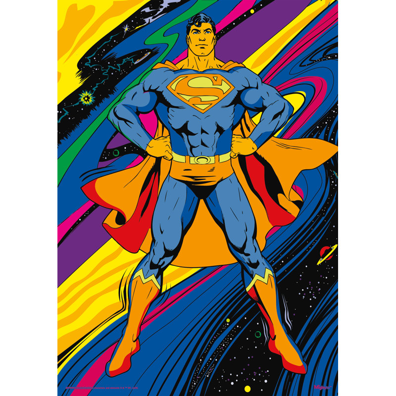 Superman (Blacklight Comica), impression murale Mightyprint
