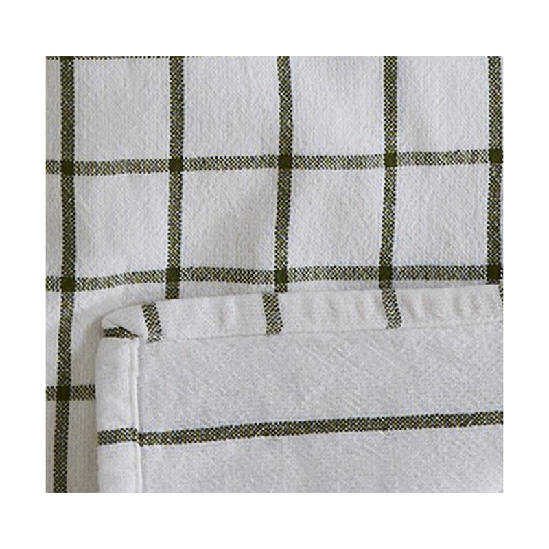 Ebern Designs Classic Double Cloth Dishtowel Red, Olive