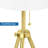 Vaune 59"  Tripod Floor Lamp, Adjustable in Height, 100% Metal Body with Linen Drum Shade, E26 Socket, Bedside Lamp, Standing Light for Living Room, Bedroom, Office,-1435571285