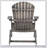 Foldable Acacia Wood Adirondack Chair – Traditional Slats, Wide Armrests, Rustic Outdoor Design, Easy Storage-120788754