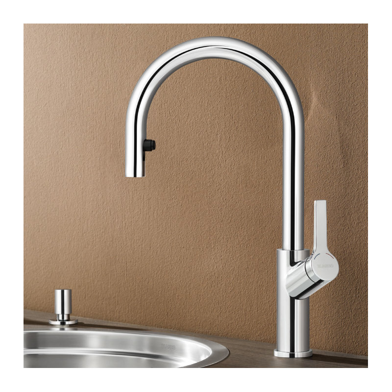 Carena Pull Out Single Lever Monobloc Tap, Chrome