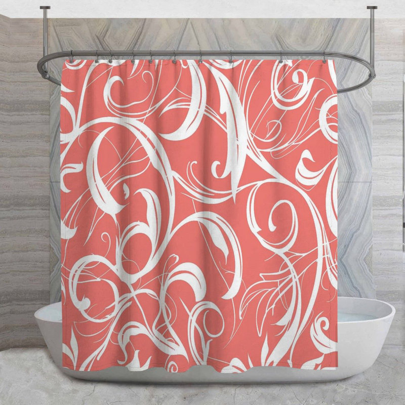 Rideau de douche Swirls, H 83 po x l 70 po