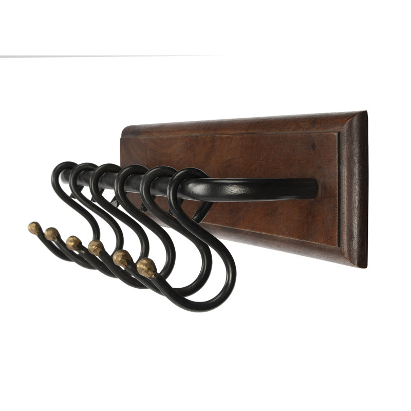 Glendo Iron & Wood Wall Rack