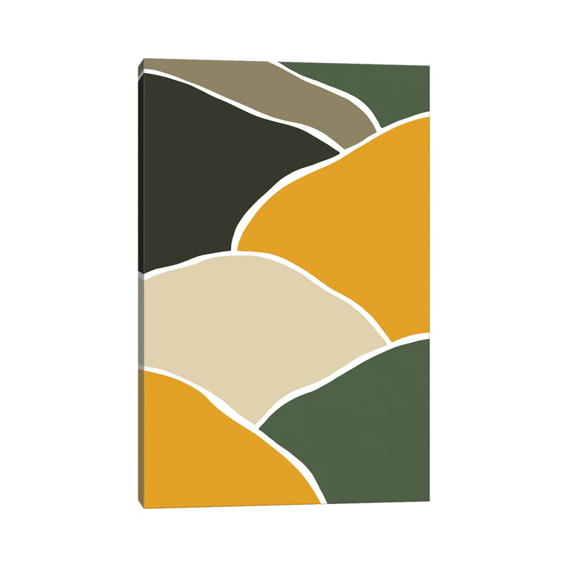 Wild Collection Hills Abstract by Pixy Paper - Gallery-Wrapped Canvas Giclée on Canvas, 101.6 cm H x 66.04 cm W