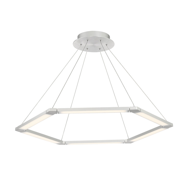 Hughston 6 - Light LED Pendant, Aluminum