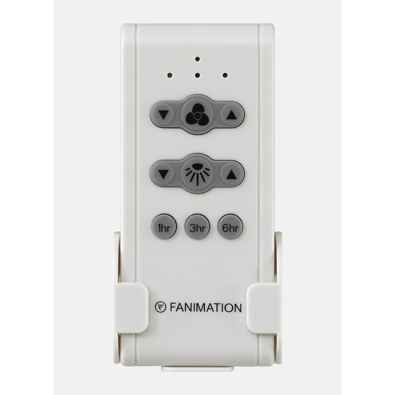 White Ceiling Fan Remote Control with Timer
