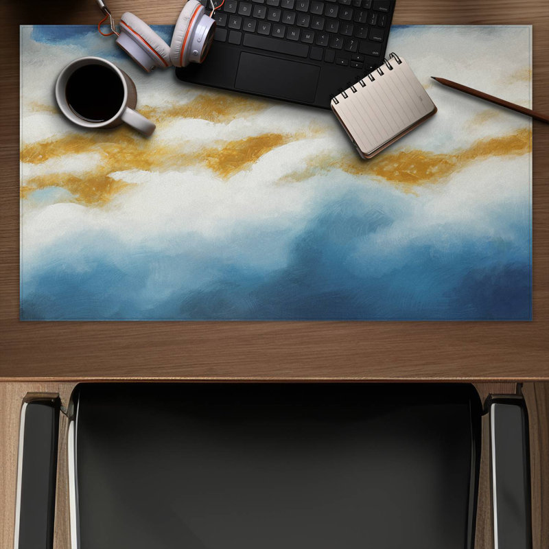 Abstract clouds - 14.00"x24.25" Desk mat