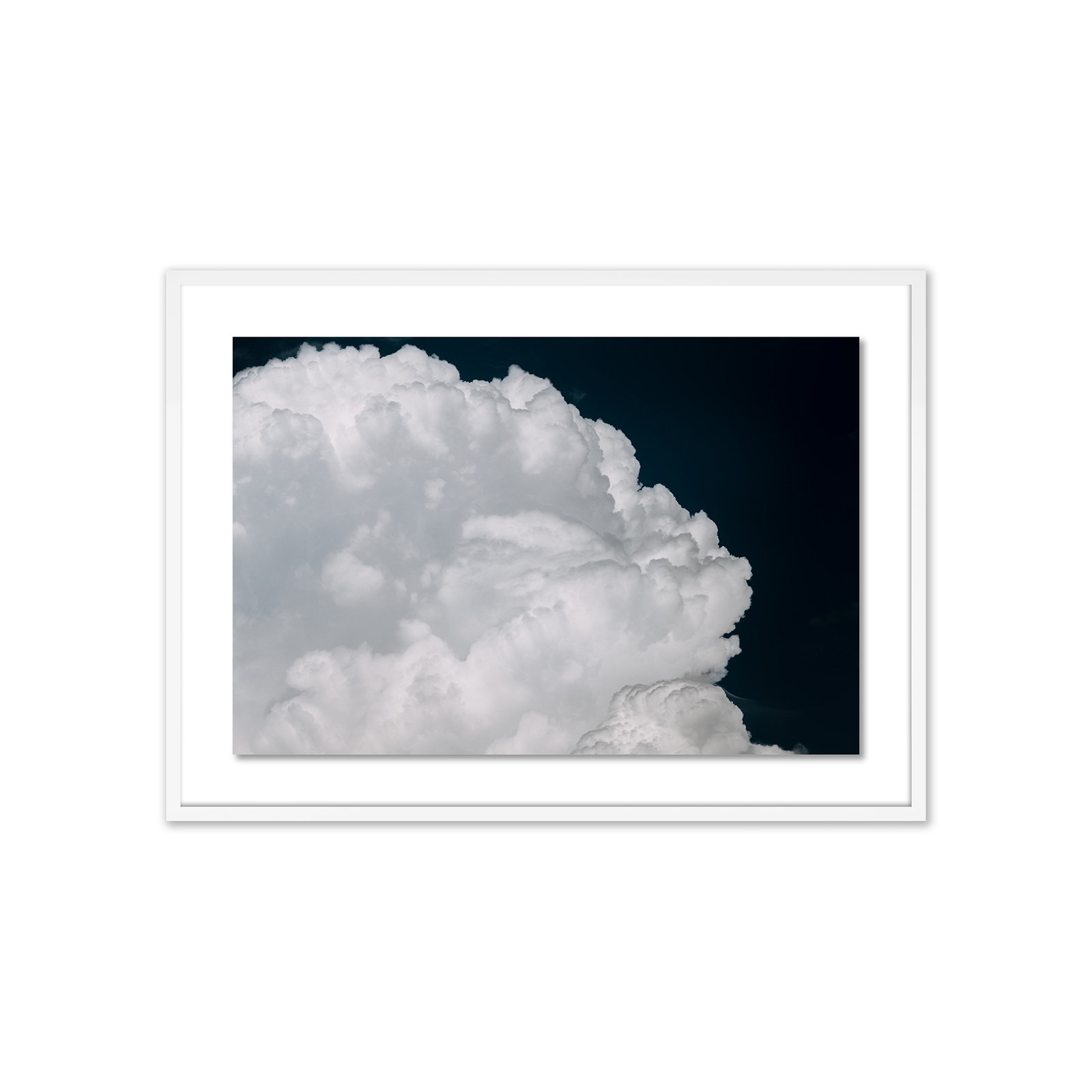 Cumulus by Michael Schauer, White, 29" H x 40" W x 2.5" D