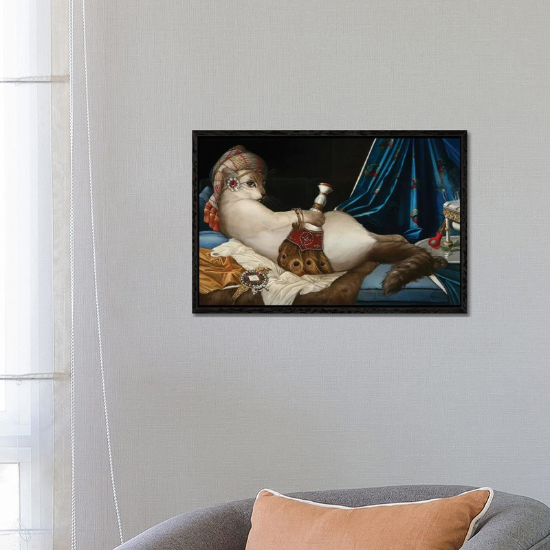Tasha by Melinda Copper - Painting on Canvas, Black Framed, 66.04 cm H x 45.72 cm W
