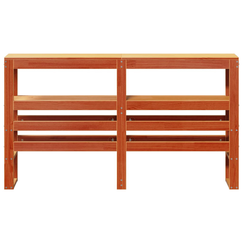 Solid Wood Headboard, Double (4'6), Wax Brown