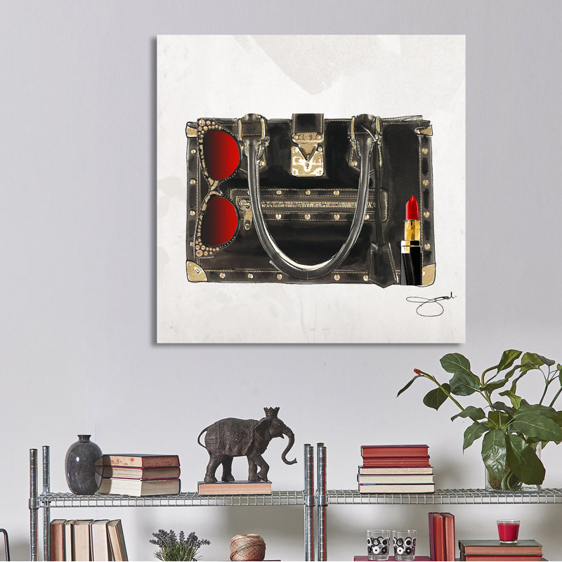" Lady Boss ", 18" H x 18" W x 1" D, Wrapped Canvas