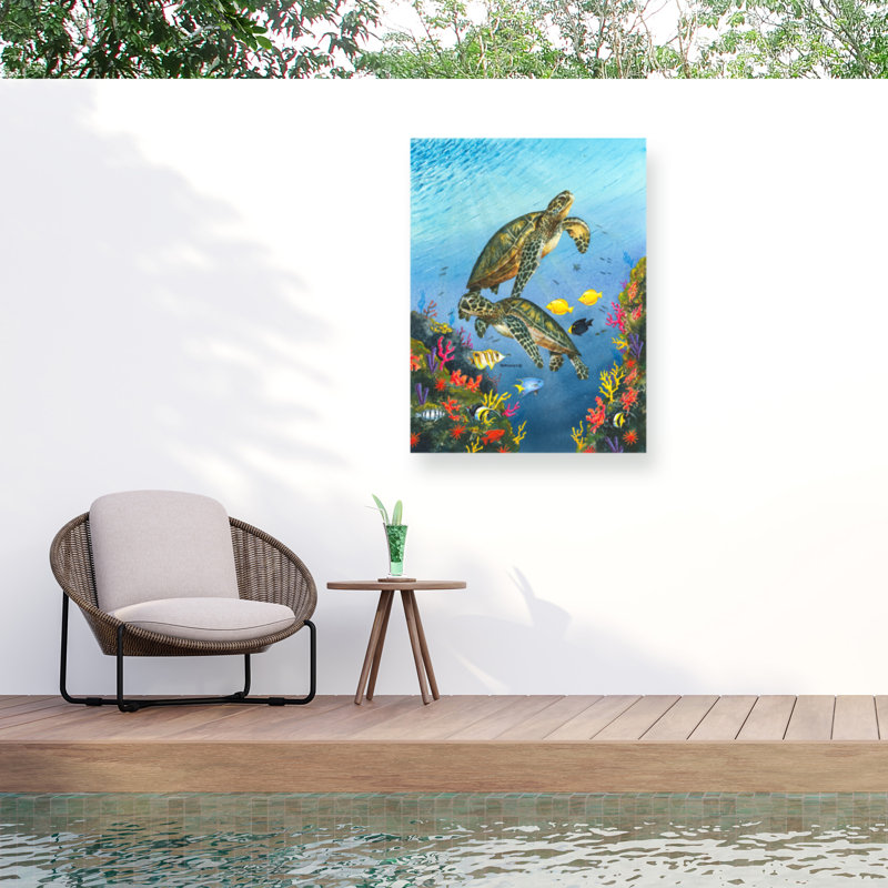 Toile d'extérieur Dave Bartholet Paradise, H 14 po x l 19 po