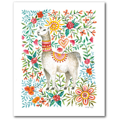 " Llama " Painting Print