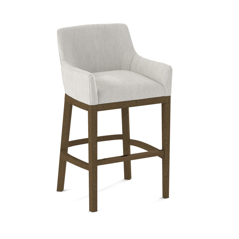 Upholstered Stool, Espresso, 61492-88