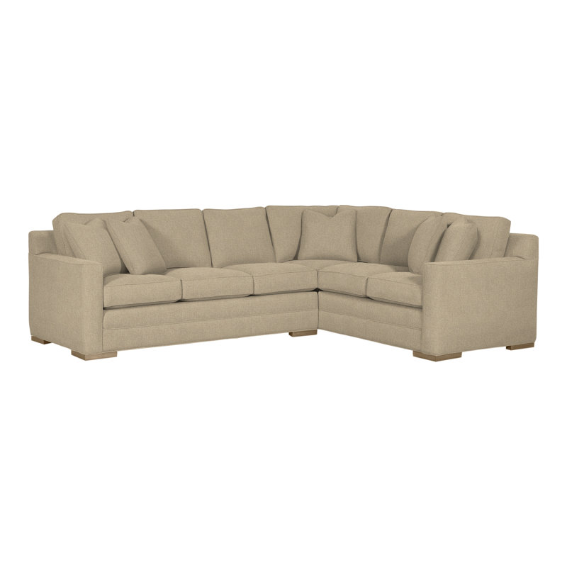 American Bungalow 2-Piece Summerton L-Sectional, Nomad Sand, Hampton