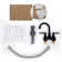 Centerset Bathroom Faucet with Drain Assembly