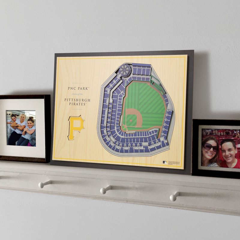 MLB 5-Layer StadiumViews 3D Wall Art, Pittsburgh Pirates
