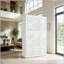 Armoire pliante portative avec plusieurs compartiments et tringle