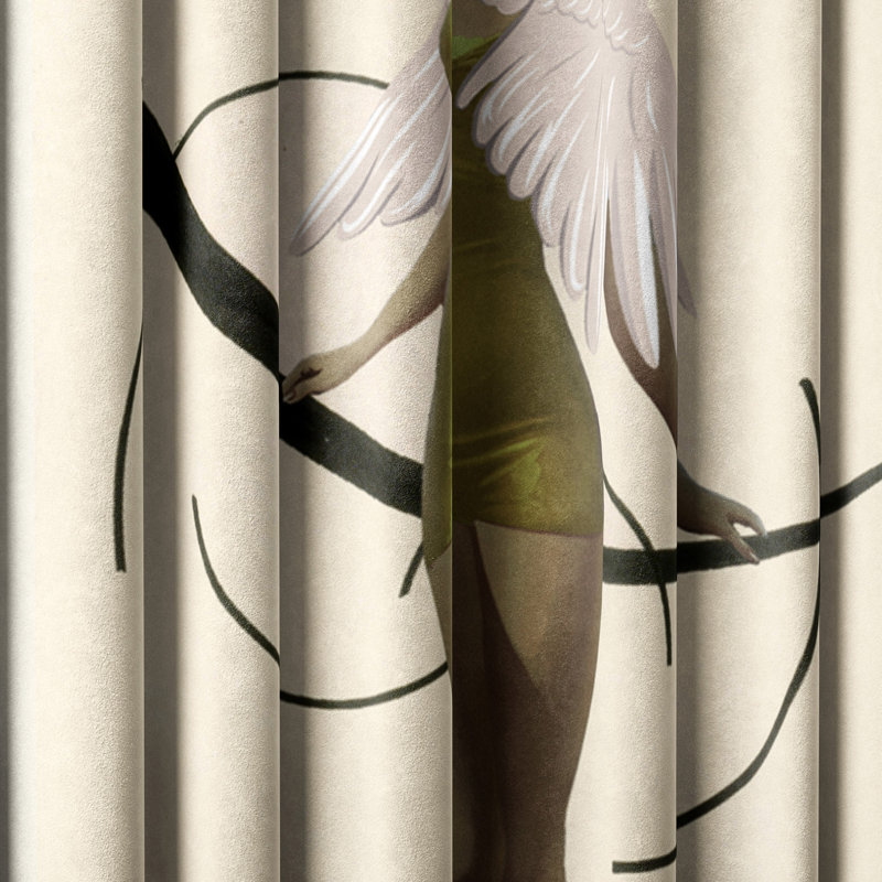 Blackout Curtain Panel Pair, 148 W x 200 D cm