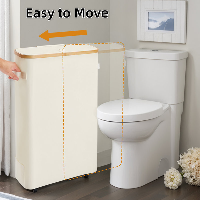 Très grand panier de rangement pour papier hygiénique 52L