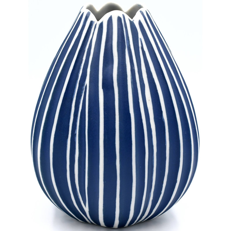 Aydn Handmade Table Vase, 5.4" H x 4.1" W x 4.1" D