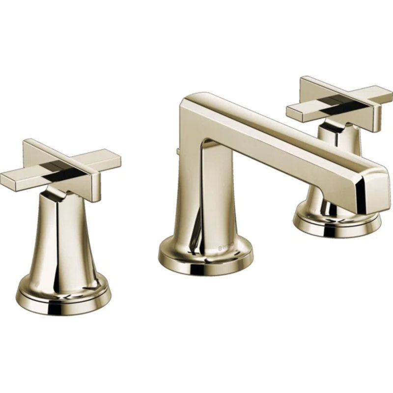Levoir® Widespread Lavatory Faucet with Standard Spout, Cross, Polished Chrome, High