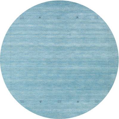 Tapis de zone bleu contemporain