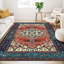 Rectangle 160 cm x 230 cm Vintage Look Flatweave Area Rug