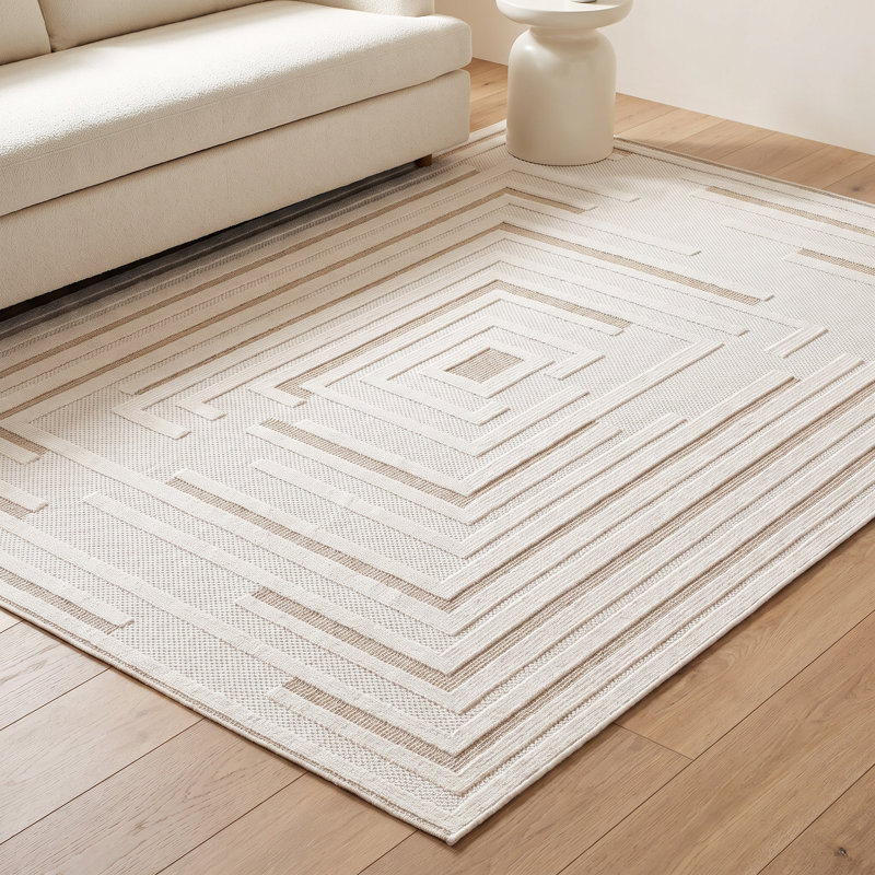 Roslyn Clemons Performance Geometric Indoor/Outdoor Area Rug, Rectangle 8' x 10'