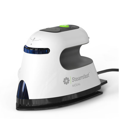 Steamfast Modal Dual-voltage Craft Steam Iron, Non-stick Sole Plate Tackles Stubborn Wrinkles, Temperature Control, Quick Heat Time, Portable, Travel Friendly, Easy To Clean, Cord Storage, White
