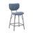 Dawlish Upholstered Counter Stool with Metal Frame-742066178