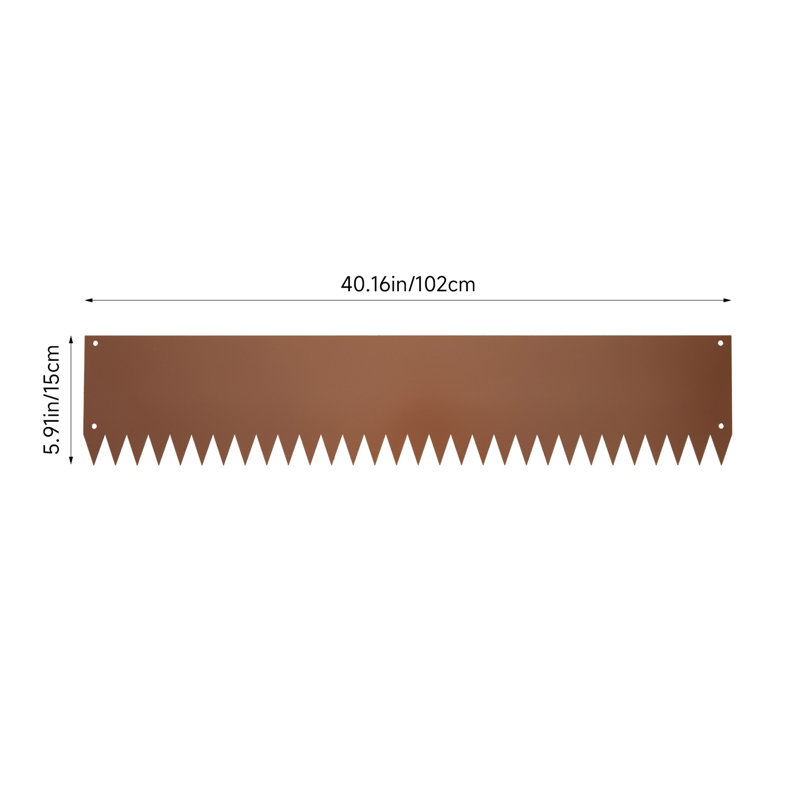 15 cm H x 102 cm W Border Fencing