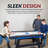 5' Two Player Air Hockey Table with Manual Scoreboard